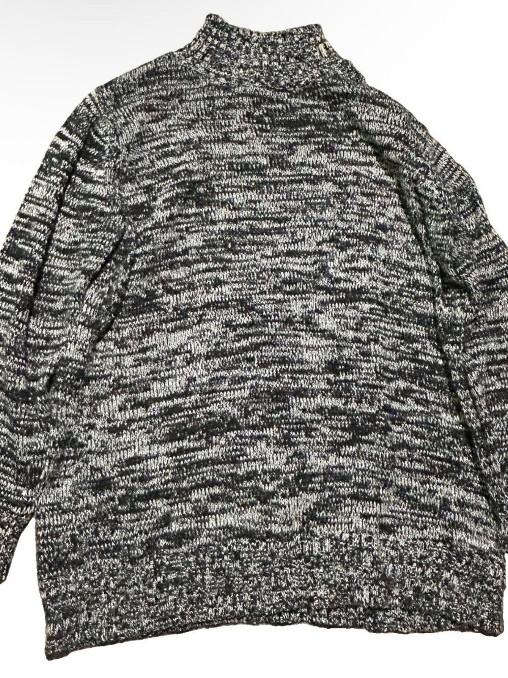 Women’s Old Navy Black White Knit Sweater Size XXL